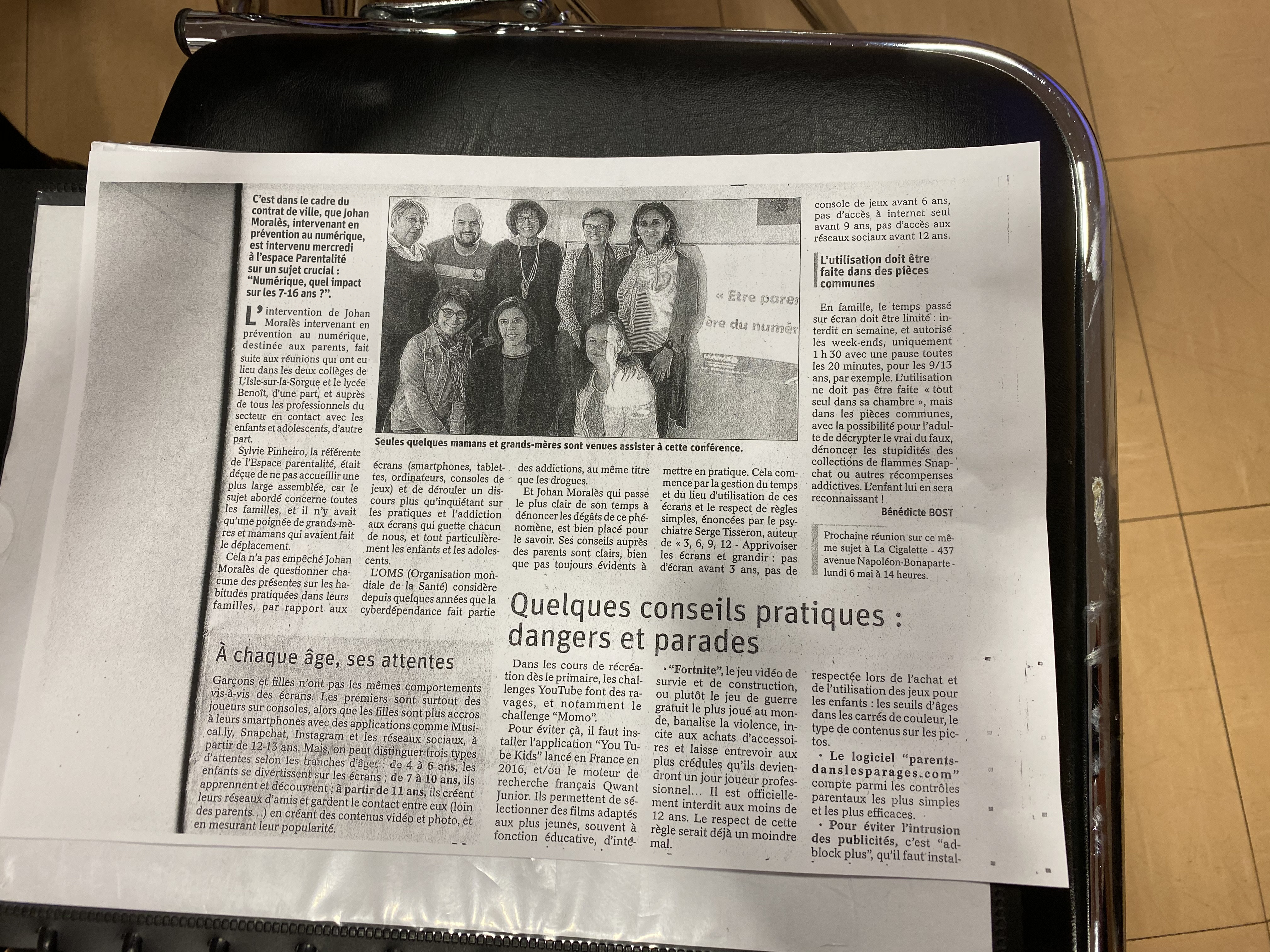 Article Vaucluse Matin
